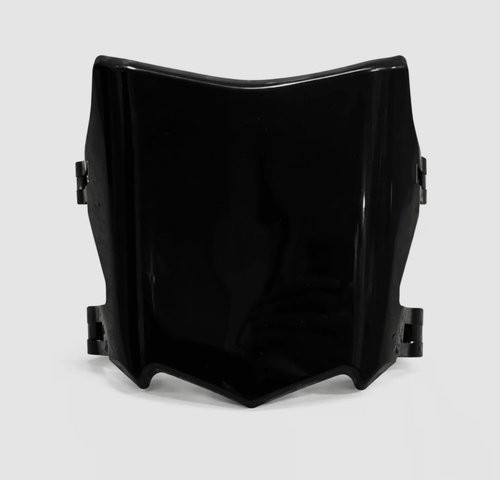 Black front plate for electric scooters and dirt bikes